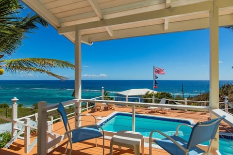 The Private Pool and Ocean Views of Villa Sunrise!