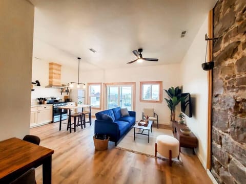Open concept kitchen/living room with Lake Superior Views (3)