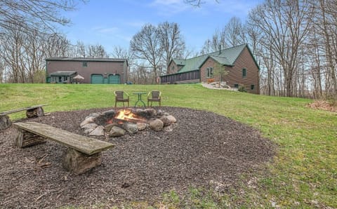 Fire pit for roasting s'mores or keeping warm!