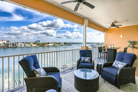 Kick Back and Relax on the Private Waterfront Balcony