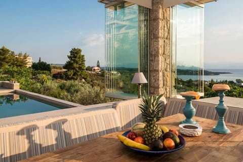 View from the bbq area