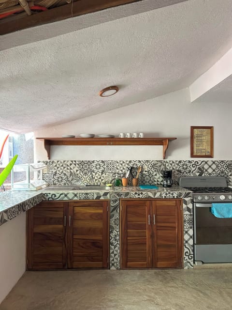 Traditional Cabin | Private kitchen | Fridge, cookware/dishes/utensils, cleaning supplies, freezer