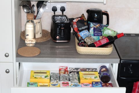 Welcome basket and Choice of Teas