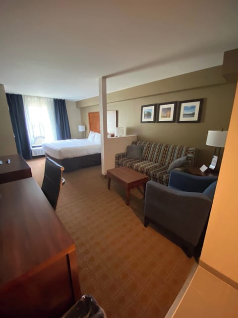 Suite, 1 King Bed with Sofa bed, Non Smoking | Desk, blackout drapes, iron/ironing board, free WiFi