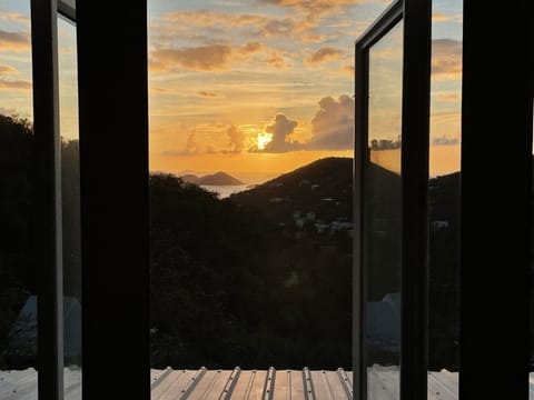 View from the living room windows