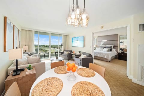 Condo wide angle view