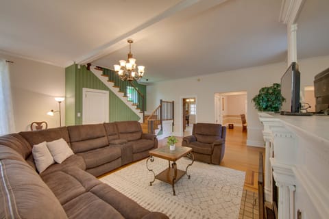 Reading Vacation Rental | 3BR | 2.5BA | Stairs Required | 3,500 Sq Ft