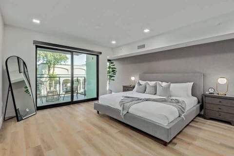 King Bed with City View Balcony