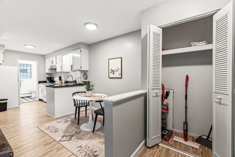 Stay refreshed and clean in our designated cleaning area.