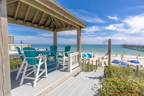 Oceanfront Gazebo on 1st Floor Deck