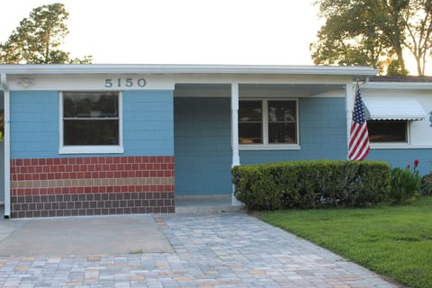 Front and driveway 5150 Witby Ave. You park spot is this side of the driveway.