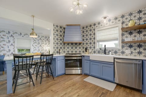 Updated kitchen with fun design