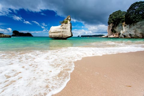 Beach nearby, white sand