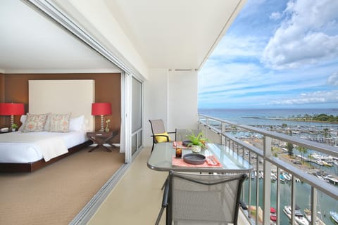 Stunning ocean and marina views