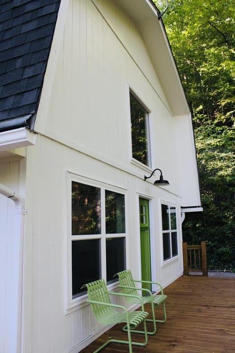 Front door from the deck