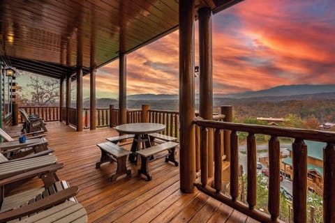 Relax and enjoy the view off the deck
