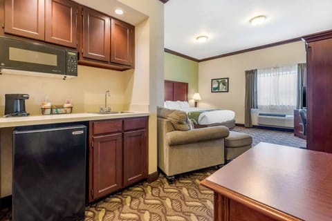 Efficiency Suite Nonsmoking, Hot Tub (NO PETS) | In-room safe, individually furnished, desk, iron/ironing board