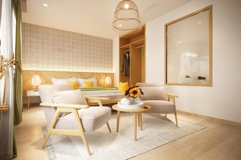 Executive Room, 1 Bedroom | Living room | LCD TV