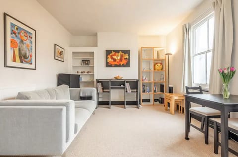 Living room with sofa bed