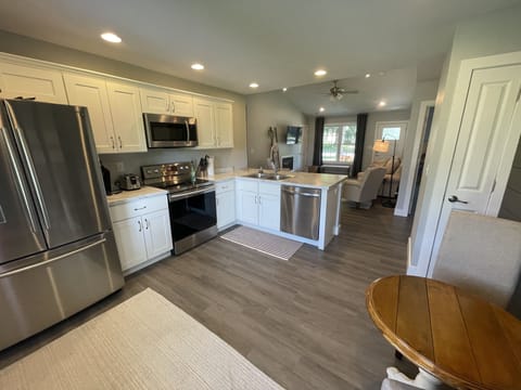 Kitchen/living space.