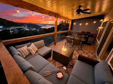 Cozy nights are meant to be spent by the firepit with family and friends