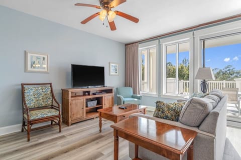 Living area with sleeper sofa