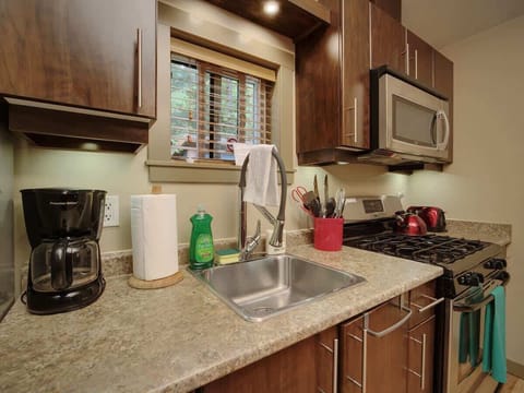 kitchen with gas stove