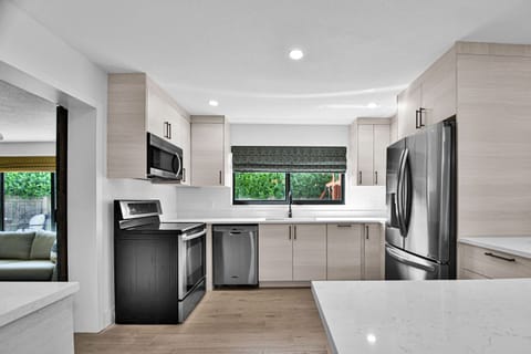 Modern Kitchen equipped with all utensils