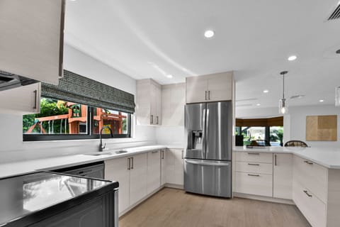 Modern Kitchen equipped with all utensils