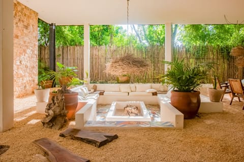 Enjoy a relaxing conversation at the lounge area
