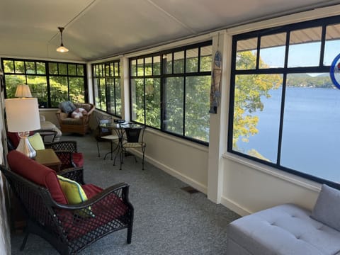 Relax in the sun room - what a view!