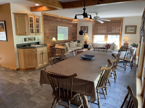 Eat-in kitchen and seating area