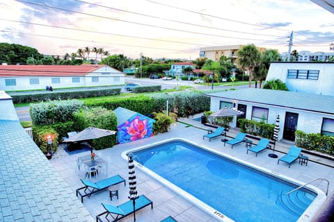 Your view from the 2nd floor balcony each day.