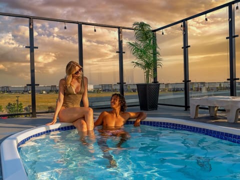 Rooftop pool