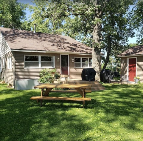 Large lot and level yard.