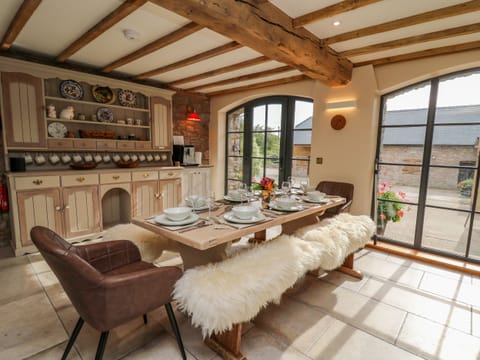 Fridge, dishwasher, electric kettle, toaster