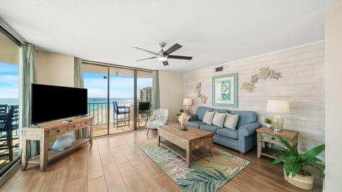 Living Room with gulf view