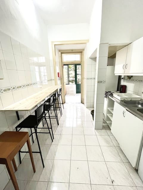 Shared fridge, microwave