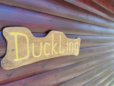 Duckling log cabin