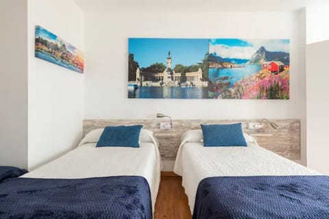 Family Quadruple Room, Shared Bathroom | Egyptian cotton sheets, premium bedding, down comforters