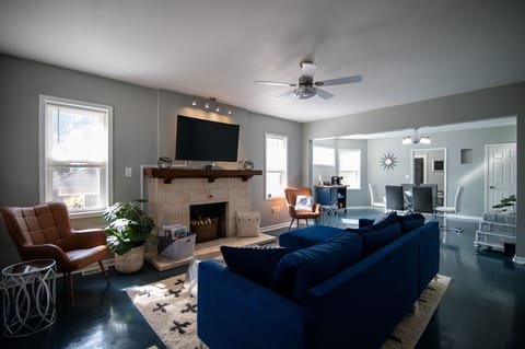 The open concept home is perfect for hosting
