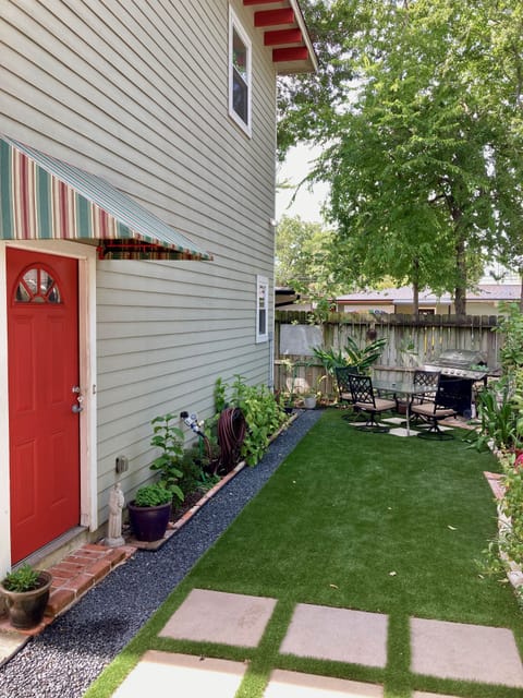 Garage Apartment entry door