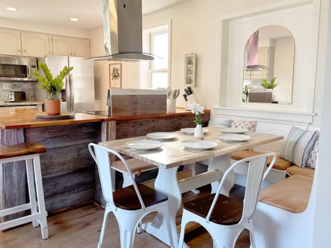 Dining corner kitchen bench seat.