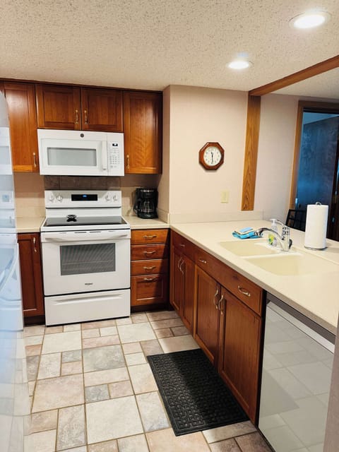 Fully stocked kitchen
