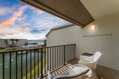 Sunset from your master bedroom private ocean view balcony!
