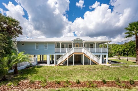 View of the front of the house