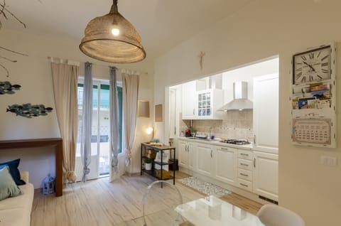 Apartment, 1 Double Bed with Sofa bed, Terrace | Private kitchen | Fridge, microwave, stovetop, dishwasher
