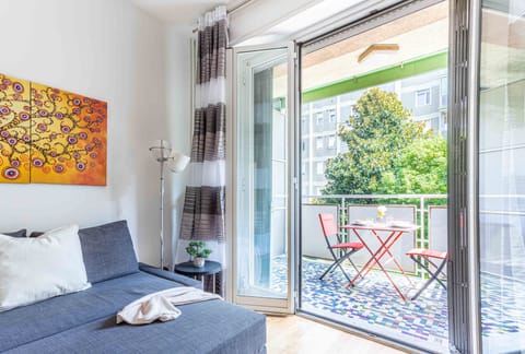 Apartment | Living area | 30-inch Smart TV with cable channels, TV