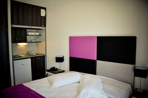 Get a peaceful night sleep in our cozy bedroom.