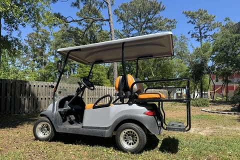 4 seater golf cart available for the stay